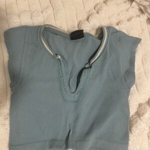 Green Urban Outfitters Viral crop top